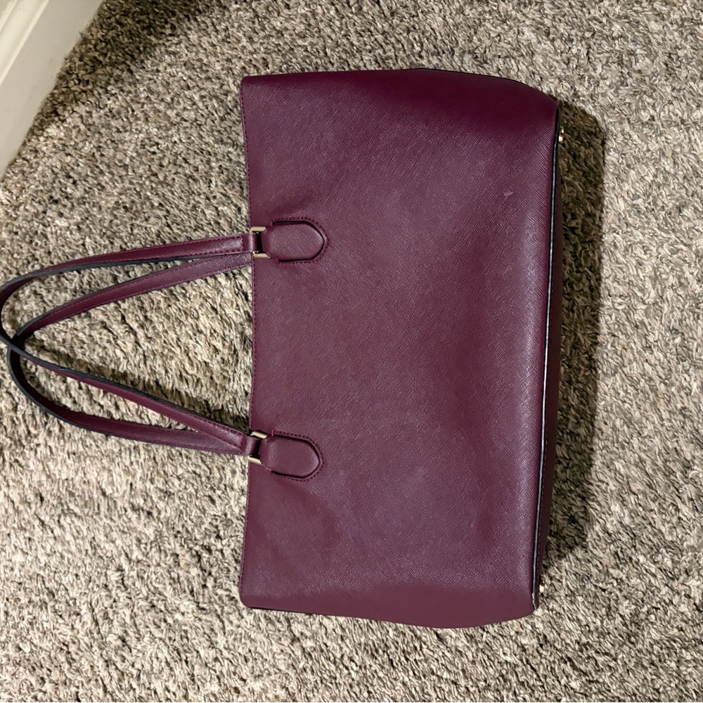 Kate Spade Deep Purple Tote Bag - Picture 4 of 11